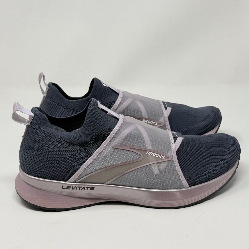 Brooks Levitate 4 LE Limited Edition Shoes Womens 8.5 Gray Pink Running Sneakers